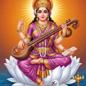 Goddess Saraswati Devi Sharada